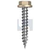 Hobsons - #10-12 x 30 Paperbark - Cl4 As3566 Type 17 Flanged Hex Head | Q523-Pa (Pack Of 1000)